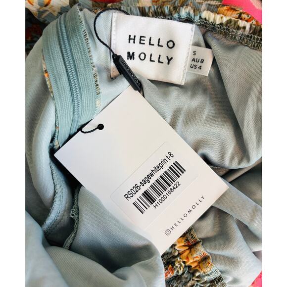 Hello Molly NWT Basque Country Dress Size Small 4 - Picture 7 of 12